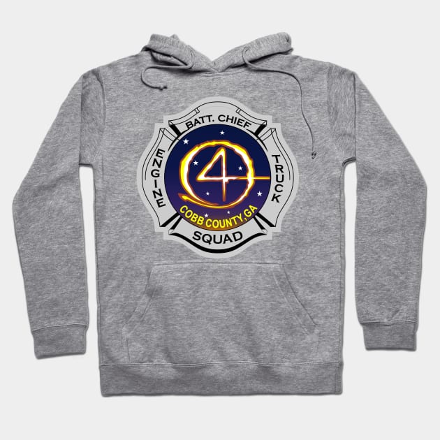 Cobb County Fire Station 4 Hoodie by LostHose